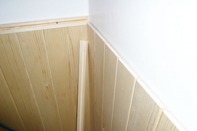 木の温もりがあるトイレに